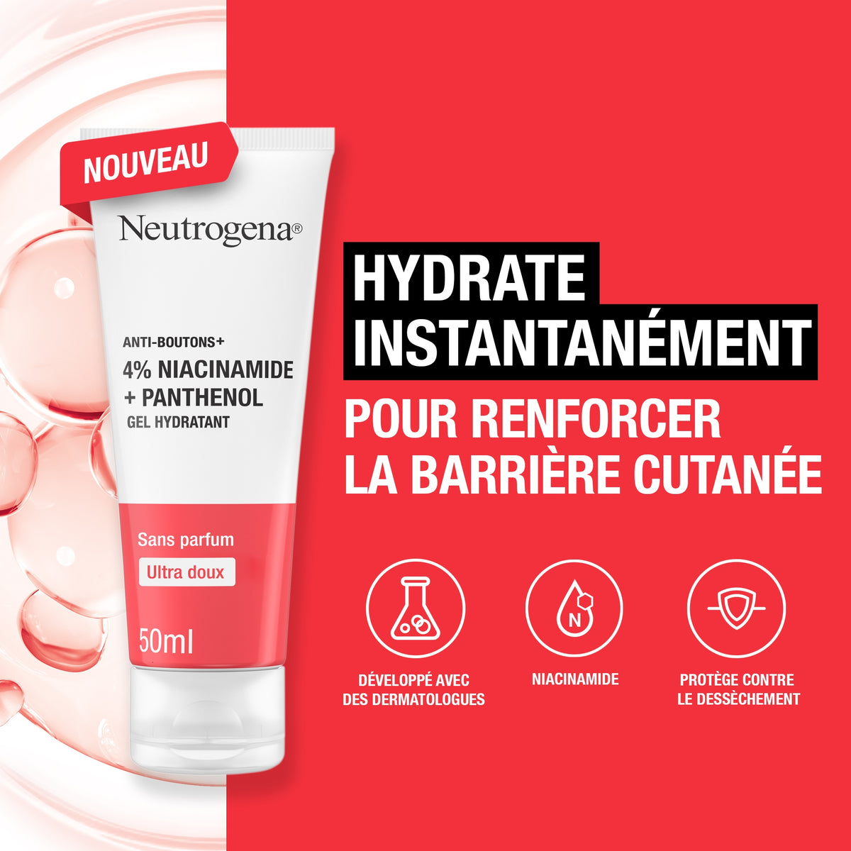 NG Anti-Boutons+ Gel Hydratant 50ml