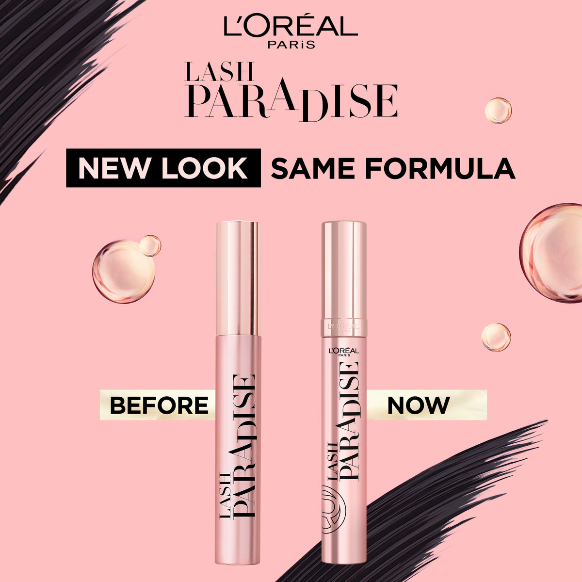 L'Oréal Paris Lash Paradise 24 Hour, Volumizing and Lengthening Black Mascara- Washable