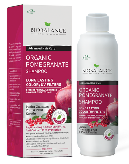 Bio Balance Organic Shampoo 330ml – Pomegranate