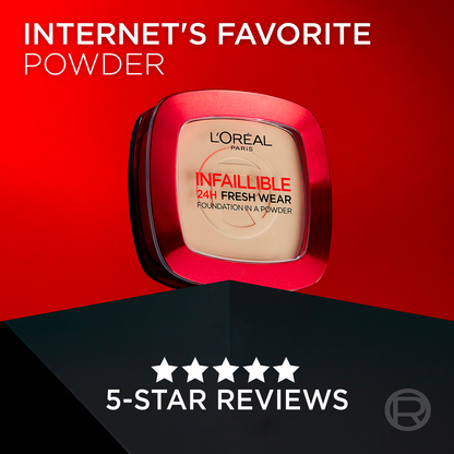 L’Oréal Paris Makeup Infallible Fresh Wear Foundation in a Powder, Up to 24H Wear