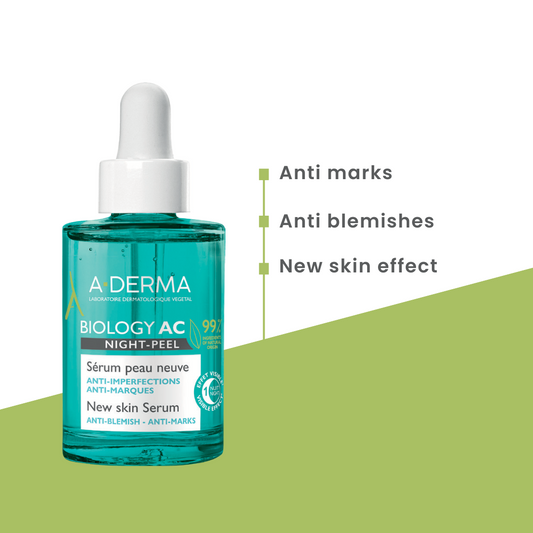 A-derma Biology AC Night Peel Anti-Blemish Serum – 2