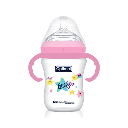 Optimal Mamilla Double Anti-Colic System Feeding Bottle