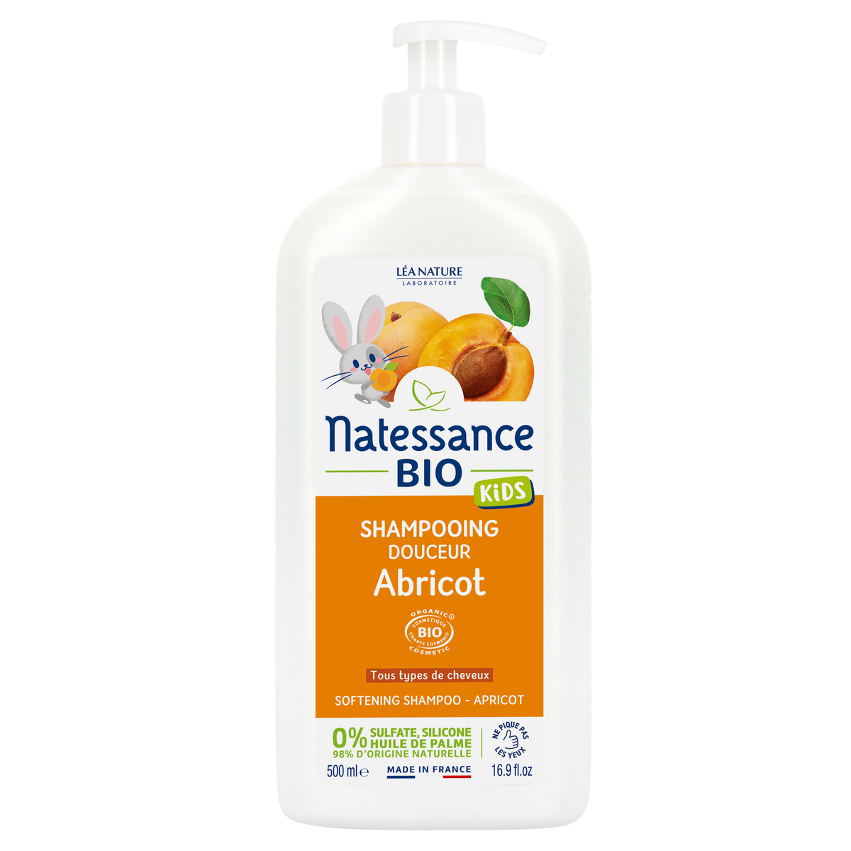 Kids Ultra-Gentle Shampoo Apricot Organic 500ml â€“ 2