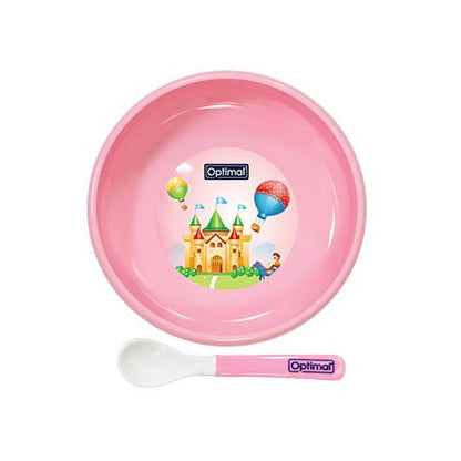 Non-Slip Feeding plate With Silicone Tip Spoon (4m+) – 2