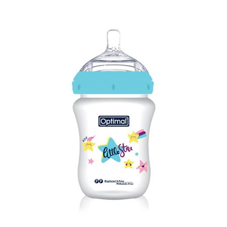 Optimal Mamilla Double Anti-Colic System Feeding Bottle