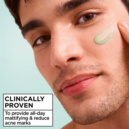 Garnier Salicylic Fresh & Matte Cream - Hydration, 48H Oil Free - 5% [Niacinamide + Salicylic Acid + Centella Asiatica] - Cruelty Free International & Vegan - 85ml