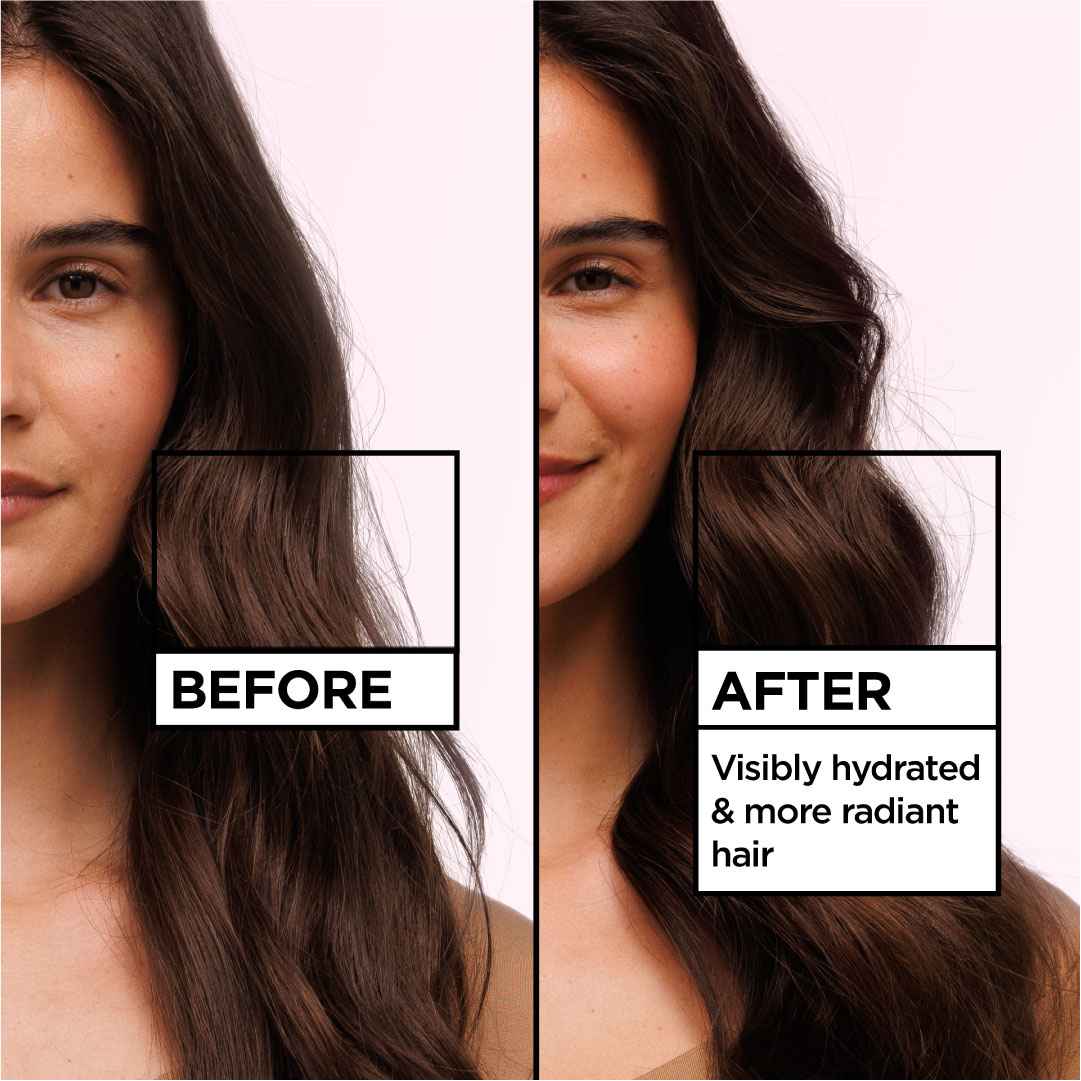 Garnier Ultra Doux Grape Moisture 2 in 1 Styling Cream, Volumizing Hydration for Dehydrated Hair. Hydrating Grape Water + Antioxidant Grapeseed Oil - Paraben-Free, Vegan, Cruelty-Free - 200ml
