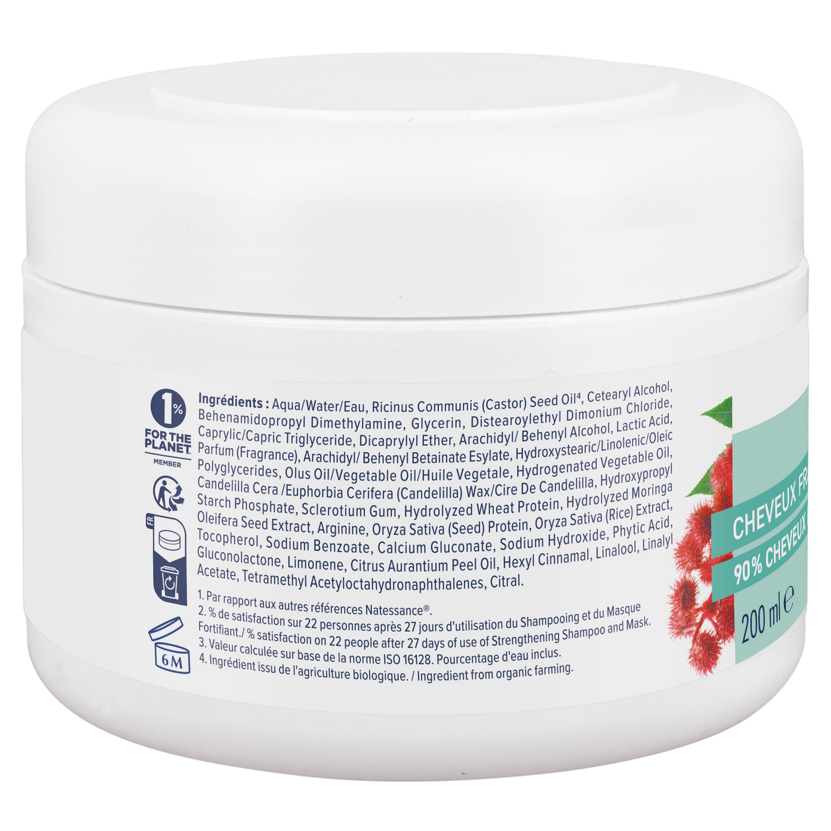 Hair Mask Castor Oil 200ml â€“ 2