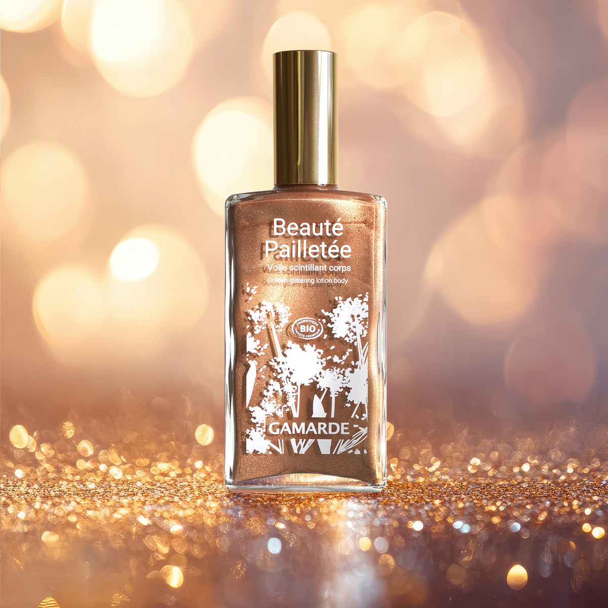 Golden Glittering Lotion Body – 4