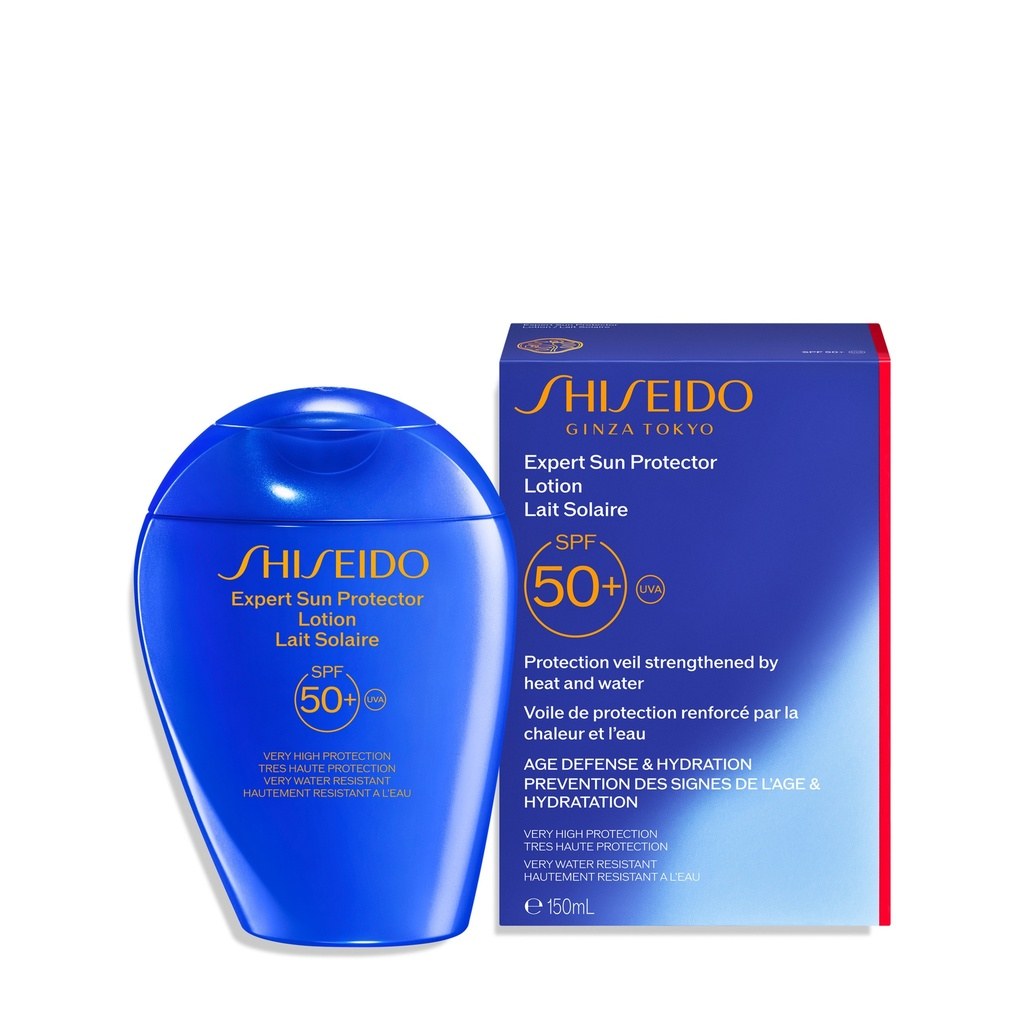 Shiseido Global Sun Care Blue Expert Sun Lotion