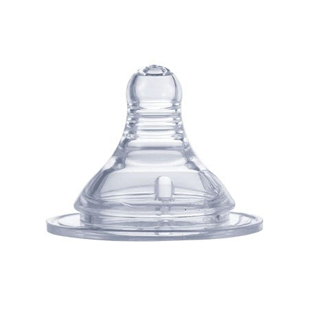 Optimal Wide Neck Silicone Nipple (2 pcs) – 6+ months