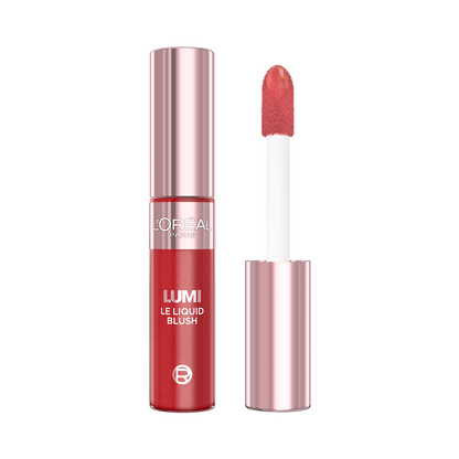 L’Oréal Paris Lumi Le Liquid Blush with a Glowy Radiant Natural Blush Finish, Weightless and Buildable, 11ml