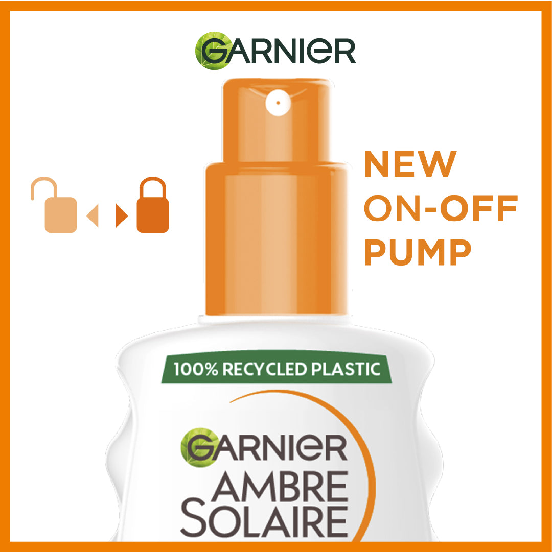 Garnier Ambre Solaire Sensitive Advanced SPF 50+ Ceramide Protect Sunscreen Spray For Adults (150mL)