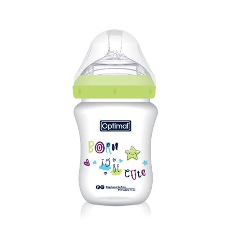 Optimal Mamilla Double Anti-Colic System Feeding Bottle
