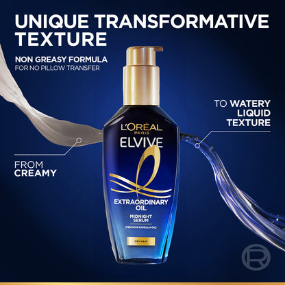 L’Oréal Paris Elvive Extraordinary Oil Midnight Serum 100ml - For Dry Hair