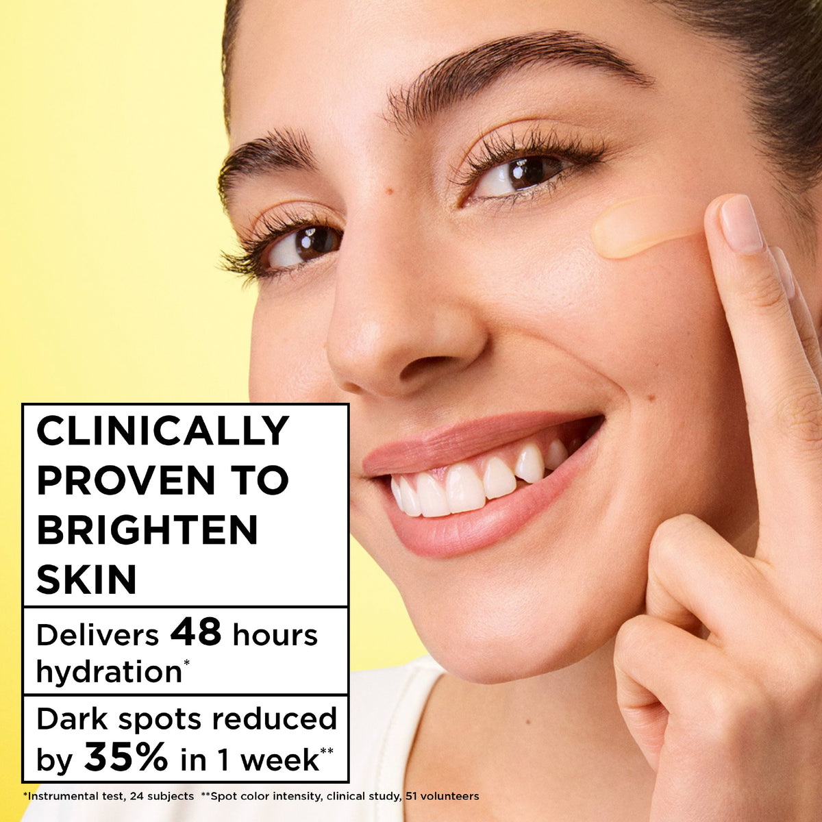 Garnier Vitamin C Fresh & Bright Cream. Hydration, 48H Oil Free Hydration - 4% [Vitamin C* + Niacinamide] - Cruelty Free International & Vegan - 85ml