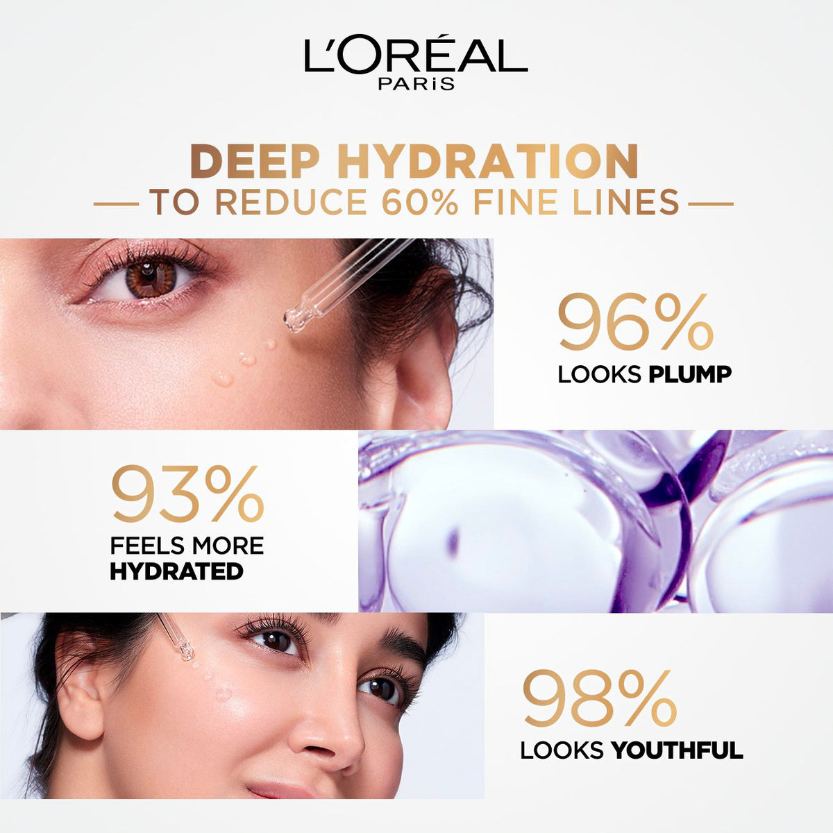 L'Oreal Paris Hyaluron Expert Moisturiser and Anti-Aging Plumping  Serum with Hyaluronic Acid