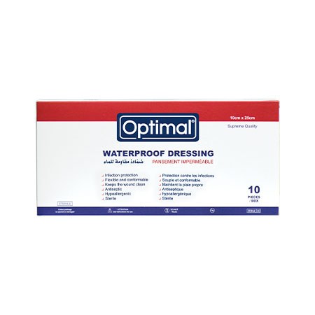 Optimal Waterproof Dressing – 10 x 25cm / 10 pcs