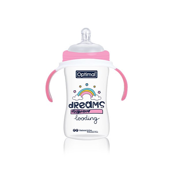 Extra Wide Neck Feeding Bottle With Handle – 6