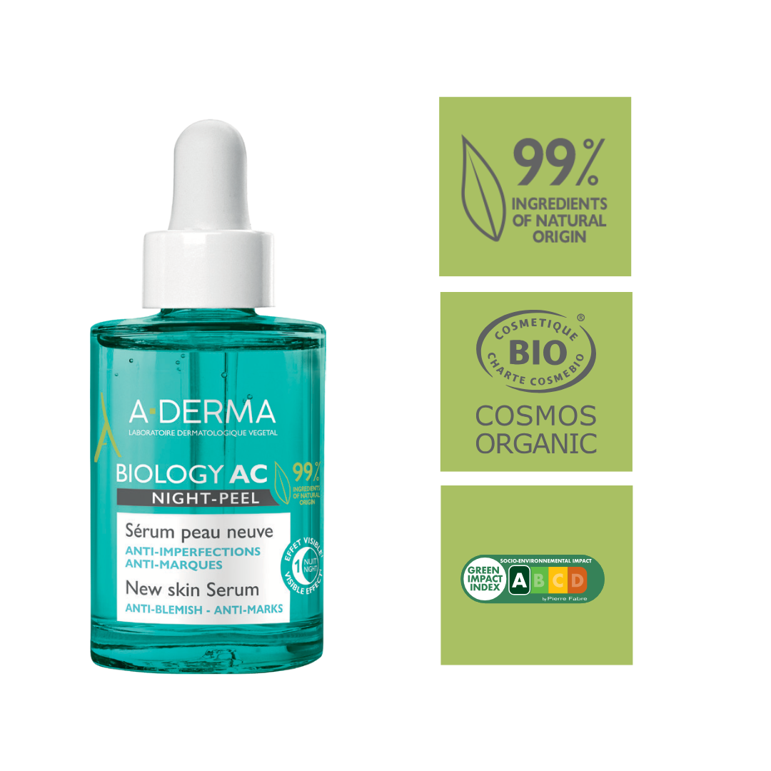 A-derma Biology AC Night Peel Anti-Blemish Serum – 4