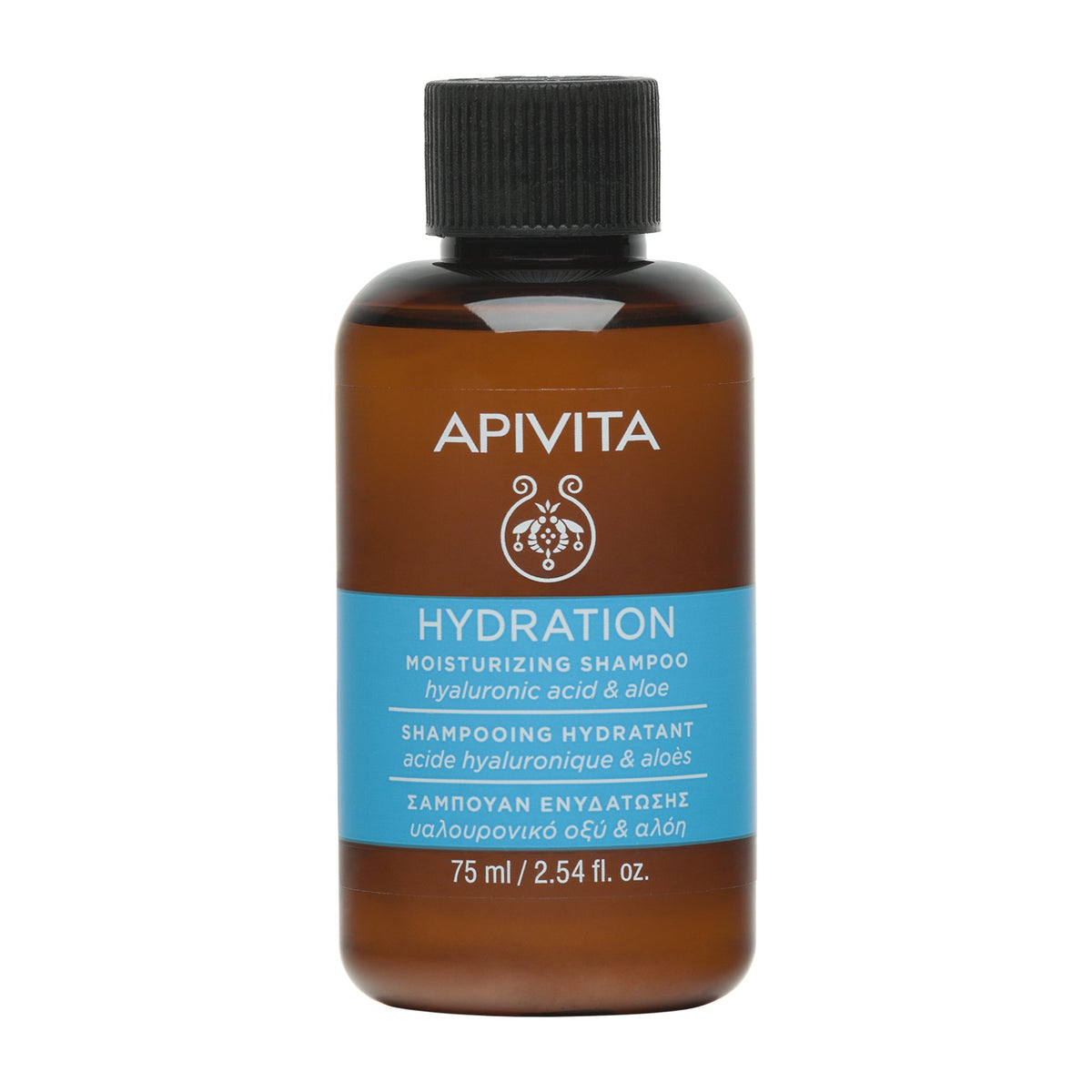 Apivita Hydration Moisturizing Shampoo Hyaluronic Acid & Aloe – 75ml