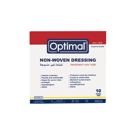 Optimal Non-Woven Dressing – 8 x 10cm / 10 pcs