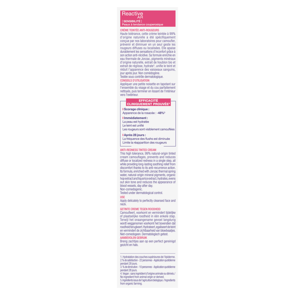Reactive AR Soothing Tinted Cream – 1