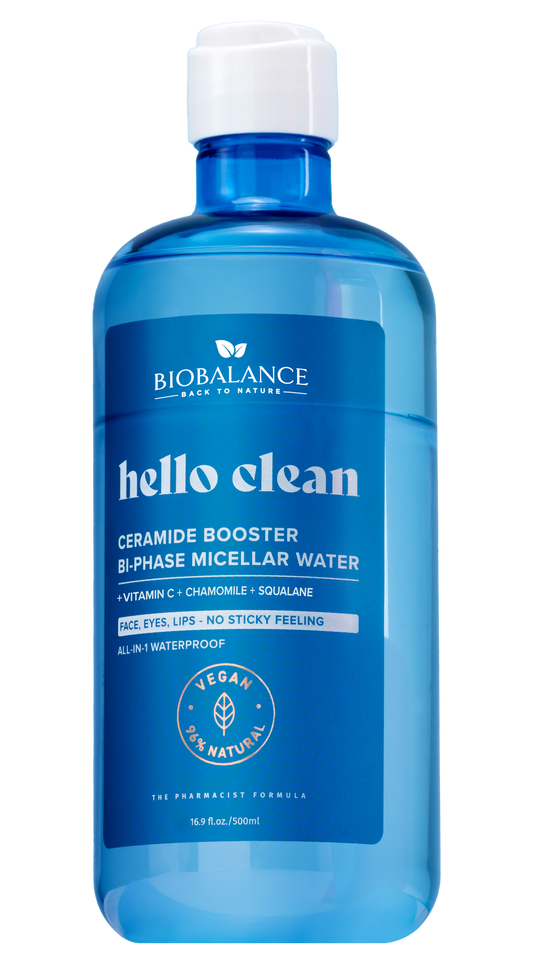 Hello Clean Ceramide Booster Bi-Phase Micellar Water 500 ml – 1