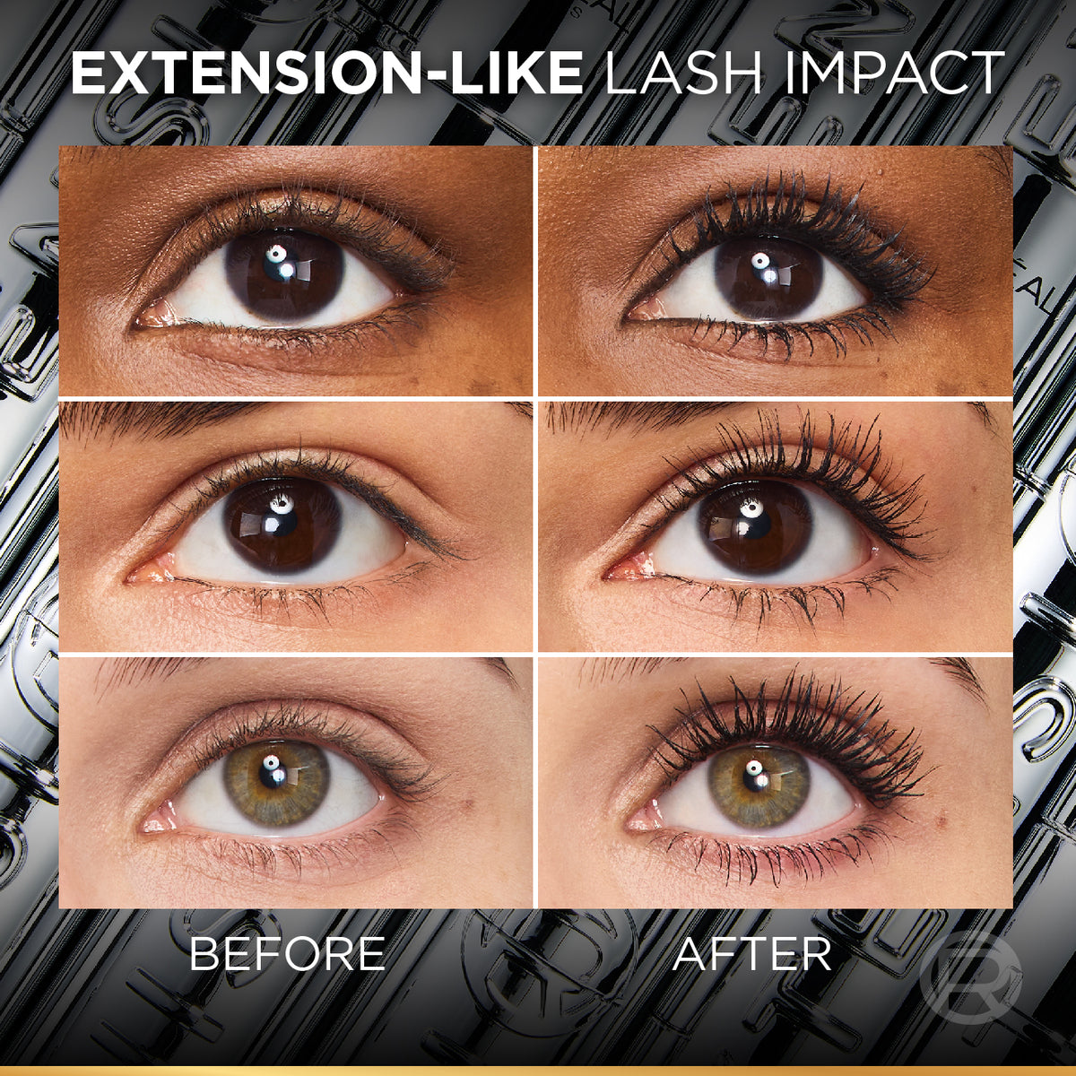 L’Oréal Paris Telescopic Extensionist Mascara for 24H Long-Lasting Curl, Volume, and Exceptional Eyelashes