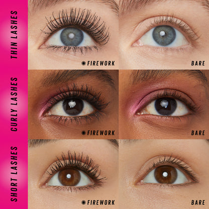 Maybelline New York Lash Sensational Firework Washable Mascara, Lengthening & Volumizing, up to 24HR wear