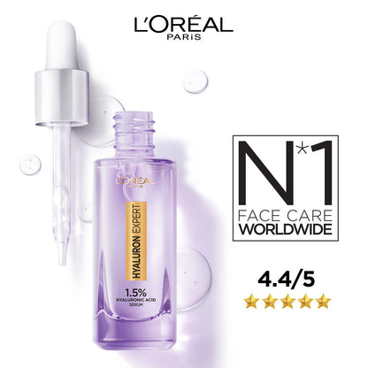 L'Oreal Paris Hyaluron Expert Moisturiser and Anti-Aging Plumping  Serum with Hyaluronic Acid