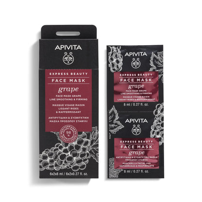 Apivita Express Beauty Face Mask 2x8ml – Grape