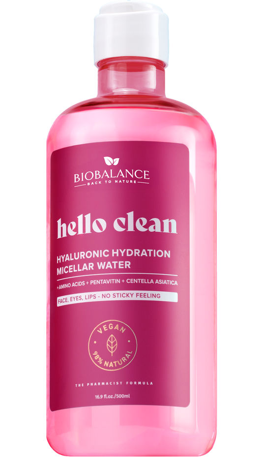 Hello Clean Hyaluronic Hydration Micellar Water 500 ml – 1