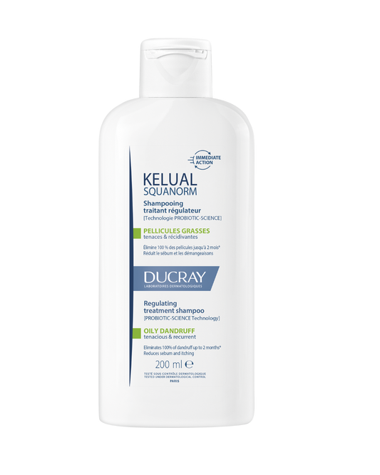 Ducray Kelual squanorm anti-dandruff treatment shampoo - Oily dandruff – 5