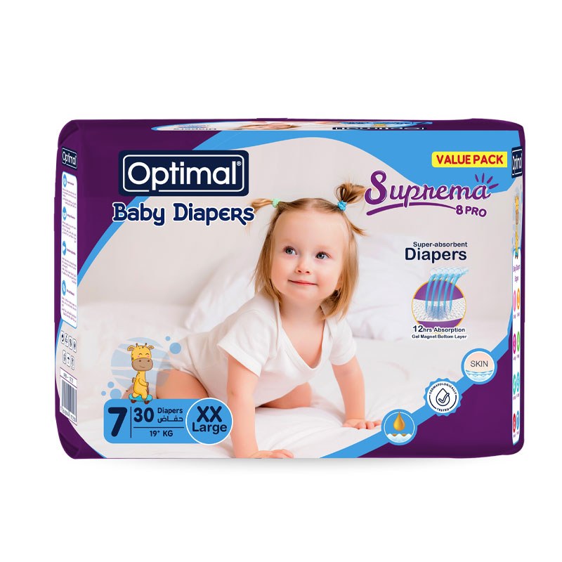 Optimal Baby Diapers – 7 XX-Large (19+kg) / 30 pcs