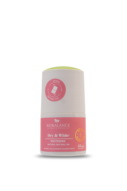 Bio Balance Natural Deo Roll-on 50ml – Dry & White Whitening