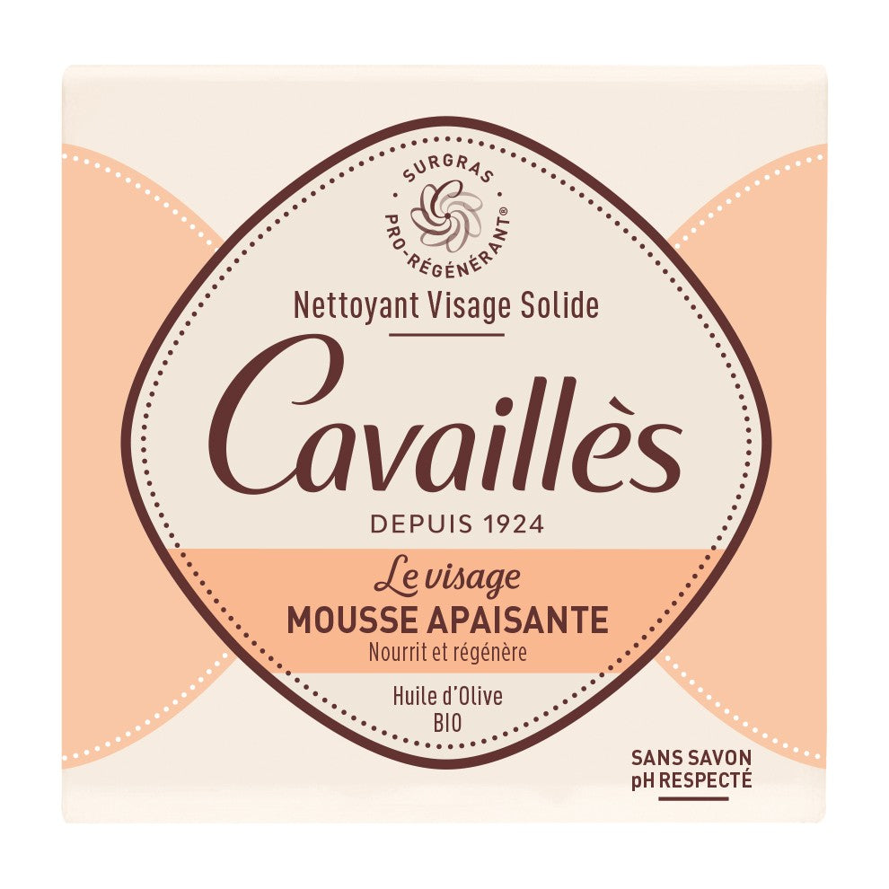 Rogé Cavaillès Nettoyant Visage Solide 70g – Mousse Apaisante