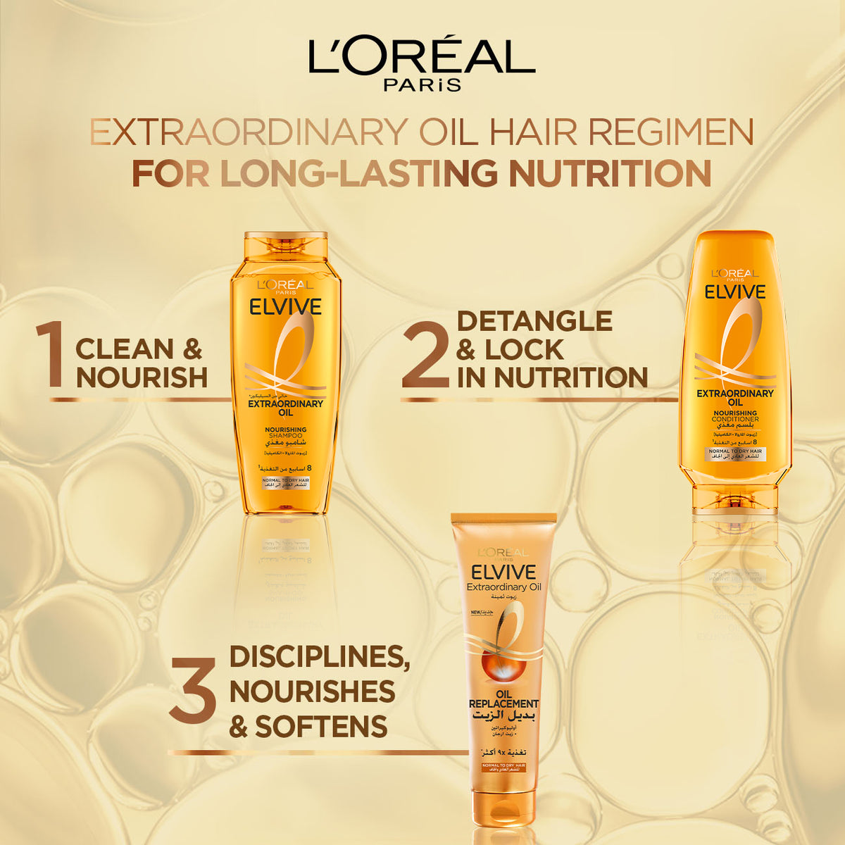 L'Oreal Paris Elvive Exoil Oil Replacement - For Dry Hair