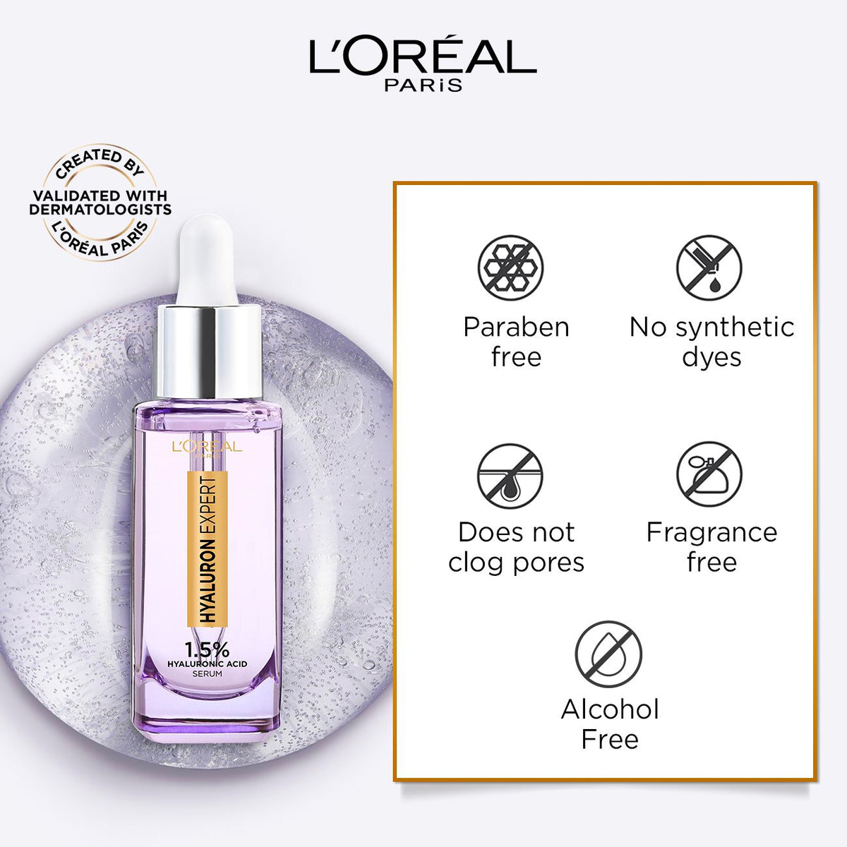 L'Oreal Paris Hyaluron Expert Moisturiser and Anti-Aging Plumping  Serum with Hyaluronic Acid
