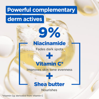Mixa Niacinamide Bright Moisturizing Cream Jar - For Dry & Dull Skin in Need of Unifying - With 9% Shea Butter, Niacinamide & Vitamin C - 400 ml