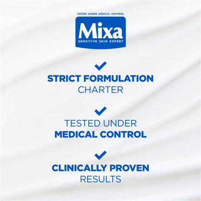 Mixa Panthenol Comfort Moisturizing Cream Jar - Anti-Scratching Cream - For Dry Skin, Atopy Prone Skin and Eczema - With 13% Glycerin, Omega 6 & 9, and Panthenol - For Face, Hands & Body - 400 ml