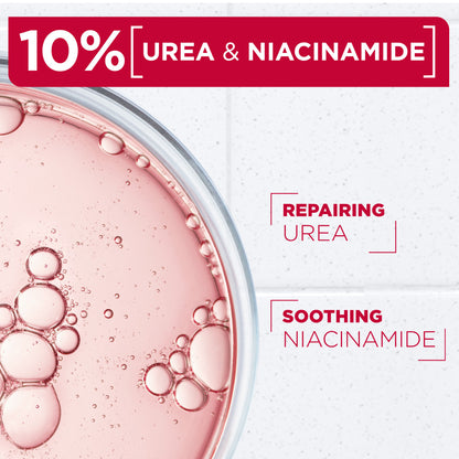 Mixa Urea Cica Repair Moisturizing Cream Jar - For Keratosis Pilaris, Dry, Flaky, Strawberry, Rough, & Fragile Skin & Tiny Reddish Bumps - With 10% Urea and Niacinamide - For Face, Hands & Body - 400 ml