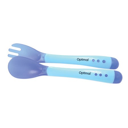 Flexible Silicone Spoon & Fork (4m+) – 1