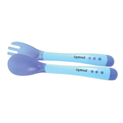 Flexible Silicone Spoon & Fork (4m+) – 1