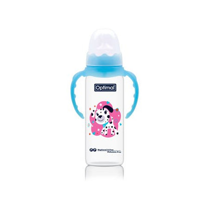 Narrow Neck Orthodontic Feeding Bottle With Handle 240ml – 2