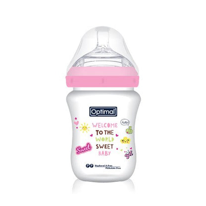 Optimal Mamilla Double Anti-Colic System Feeding Bottle
