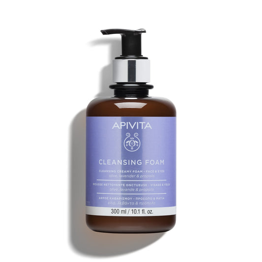 Apivita Cleansing Foam for Face & Eyes – 300ml