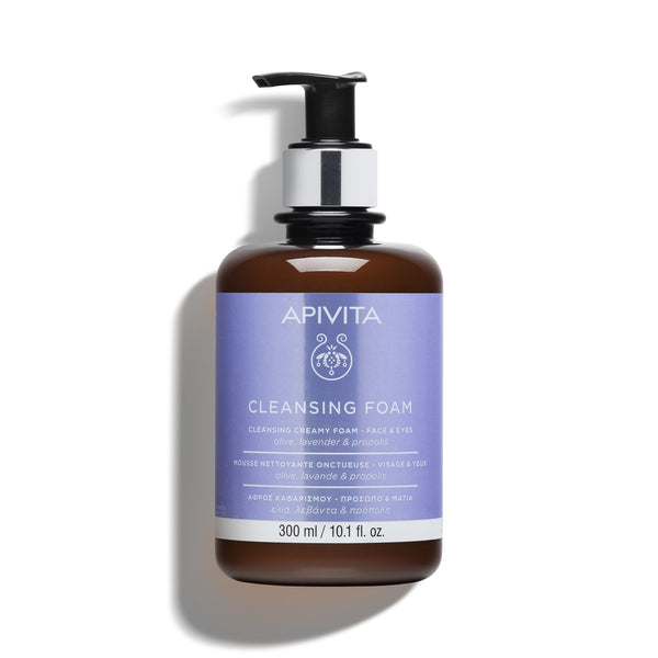 Apivita Cleansing Foam for Face & Eyes – 300ml