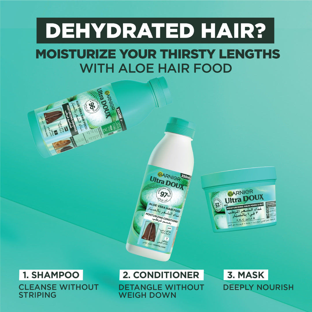 Garnier Ultra Doux Aloe Vera Vegan Hair Food Conditioner for normal hair