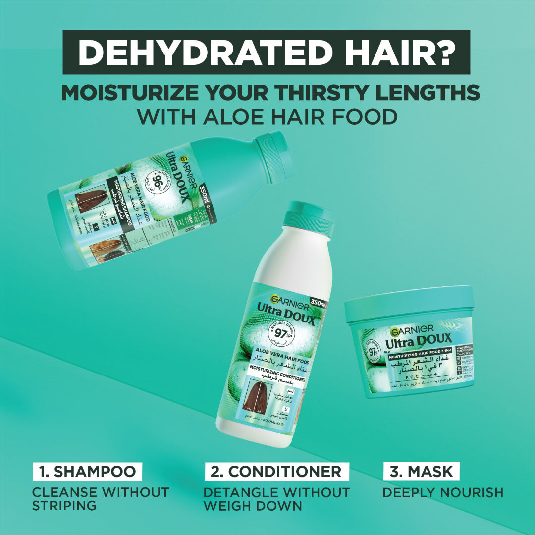 Garnier Ultra Doux Aloe Vera Vegan Hair Food Shampoo for normal hair